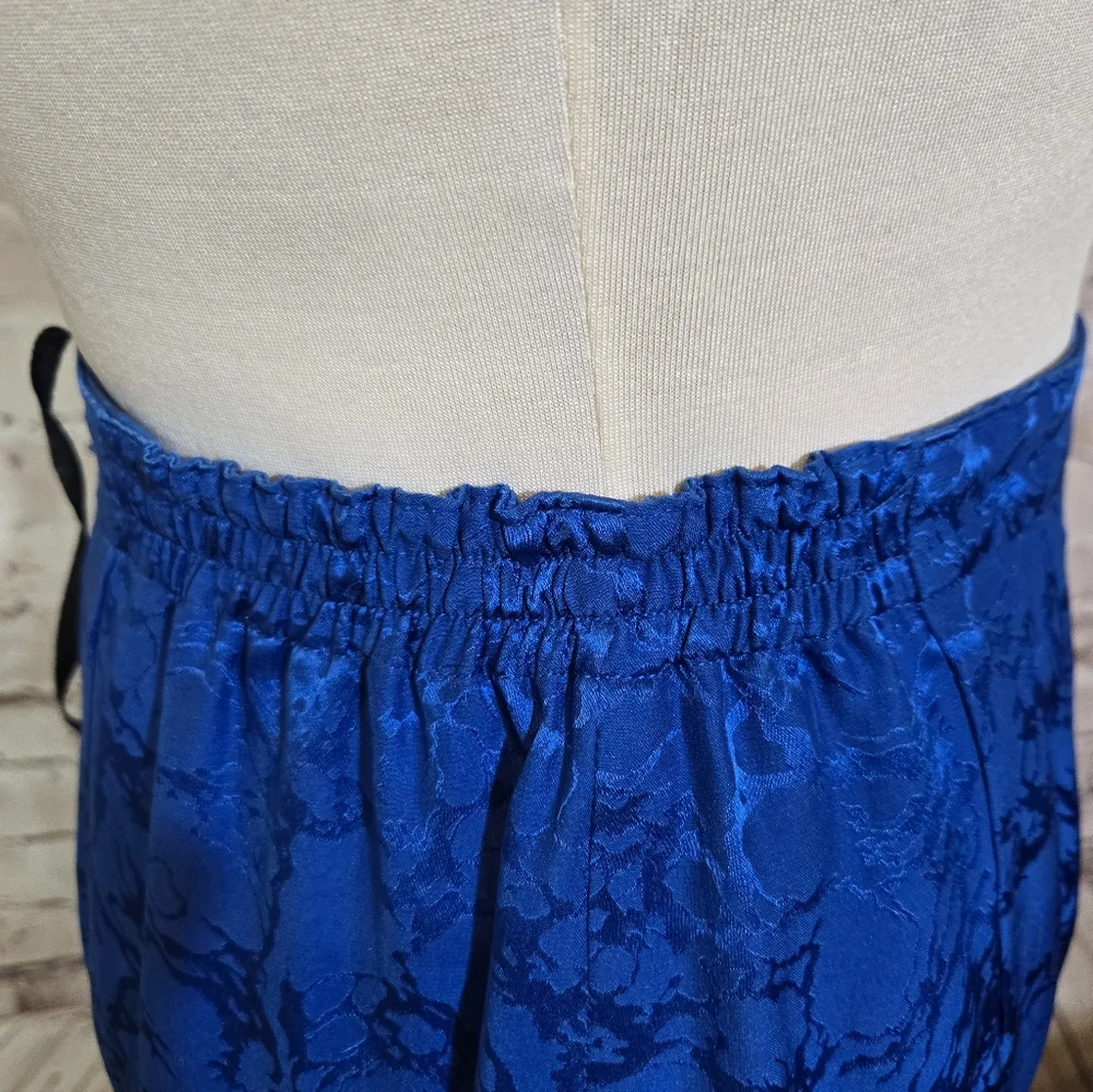 Vtg Anne Crimmins For UMI Collection Womens Skirt Set Sz 8 Blue - Picture 4 of 7